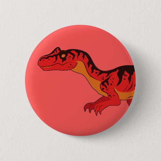 Allosaurus Button (Vorderseite)