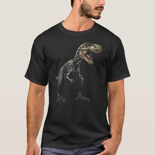 Allosaurus Dinosaur Graphic Art Allosaurus T-Shirt (Vorderseite)