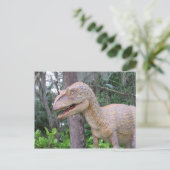 Allosaurus - Dinosaur - Lernkarte Postkarte (Stehend Vorderseite)