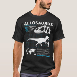 Allosaurus Fact Sheet T - Shirt