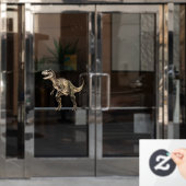 Allosaurus fensteraufkleber (Büro Tür)