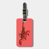 Allosaurus Gepäckanhänger (Vorderseite vertikal)