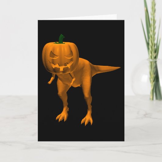 Allosaurus halloweenis karte (Vorderseite)