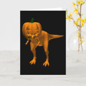 Allosaurus halloweenis karte (Gelbe Blume)