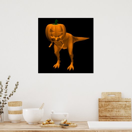 Allosaurus halloweenis poster (Küche)