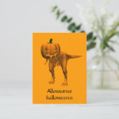Allosaurus halloweenis postkarte (Stehend Vorderseite)