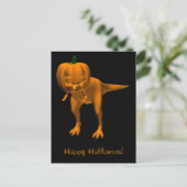 Allosaurus halloweenis postkarte (Stehend Vorderseite)