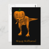Allosaurus halloweenis postkarte (Vorne/Hinten)