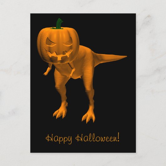 Allosaurus halloweenis postkarte (Vorderseite)