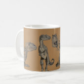 Allosaurus Ihre innere Dinosaurier-Tasse Greg Paul Kaffeetasse (Vorderseite Links)
