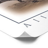 Allosaurus Jagd Party Poster (Ecke)