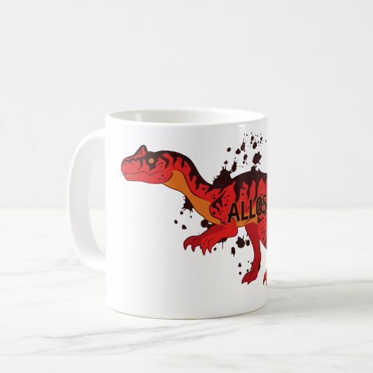 Allosaurus Kaffeetasse (Vorderseite Links)