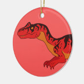Allosaurus Keramikornament (Links)