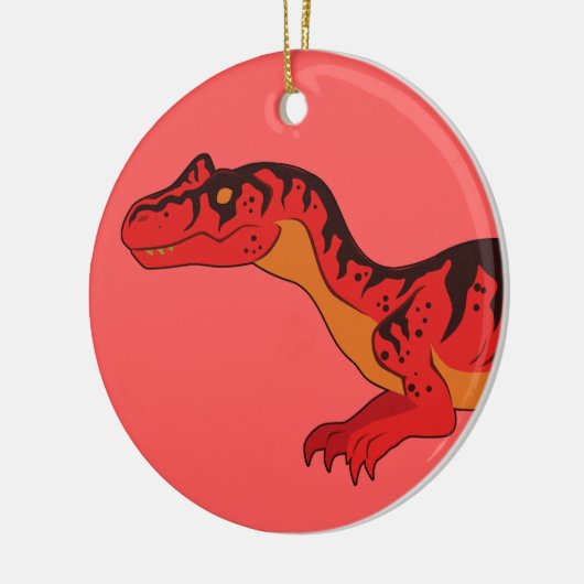 Allosaurus Keramikornament (Links)