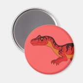 Allosaurus Magnet (Vorderseite/Rückseite)