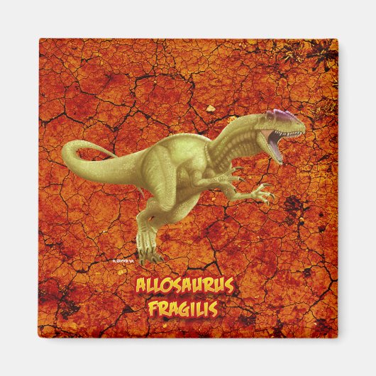 Allosaurus Magnet (Vorne)