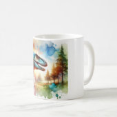 Allosaurus Majesty 100724AREF112 - Watercolor Kaffeetasse (VorderseiteRechts)