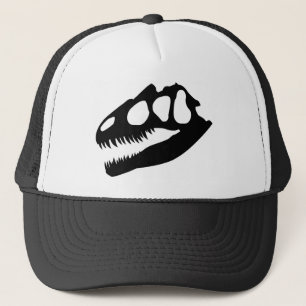 ALLOSAURUS-SCHÄDEL TRUCKERKAPPE