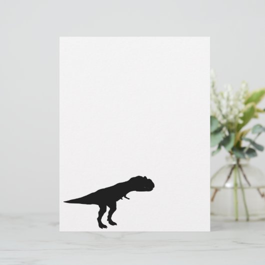 Allosaurus-Silhouette (Stehend Vorderseite)