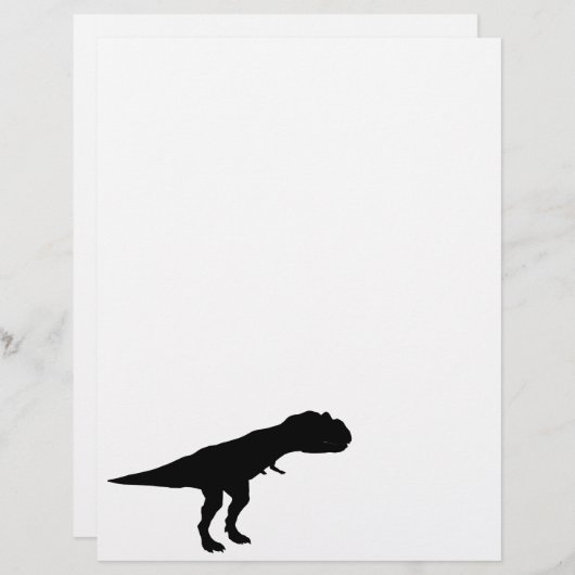 Allosaurus-Silhouette (Vorne/Hinten)