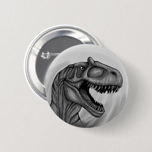 Allosaurus Sketch Button (Vorne & Hinten)