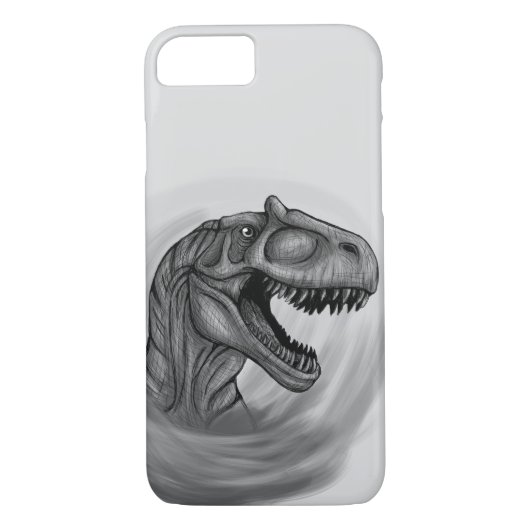 Allosaurus Sketch Case-Mate iPhone Hülle (Rückseite)