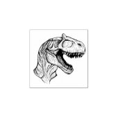 Allosaurus Sketch Gummistempel (Prägung)