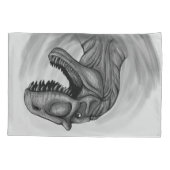 Allosaurus Sketch Kissenbezug (Rückseite)