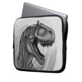 Allosaurus Sketch Laptopschutzhülle (Vorderseite Links)