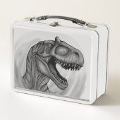 Allosaurus Sketch Metall Brotdose (Vorderseite)