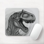 Allosaurus Sketch Mousepad (Mit Mouse)