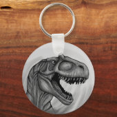 Allosaurus Sketch Schlüsselanhänger (Vorderseite)