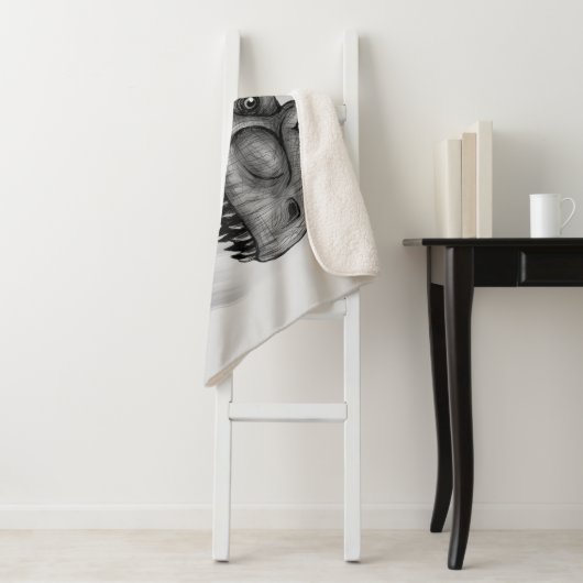 Allosaurus Sketch Sherpadecke (Beispiel)