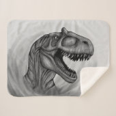 Allosaurus Sketch Sherpadecke (Vorderseite (Horizontal))