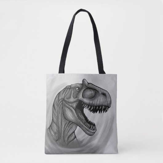 Allosaurus Sketch Tasche (Vorderseite)