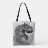 Allosaurus Sketch Tasche (Rückseite)
