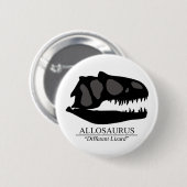 Allosaurus Skull Button (Vorne & Hinten)