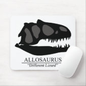 Allosaurus Skull Mousepad (Mit Mouse)