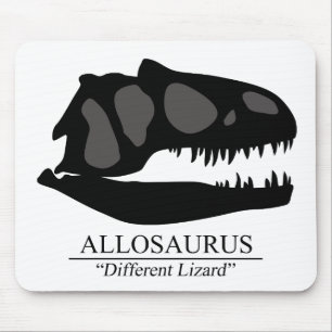 Allosaurus Skull Mousepad
