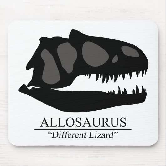 Allosaurus Skull Mousepad (Vorne)