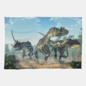 Allosauruses Geschirrtuch (Horizontal)