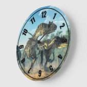 Allosauruses Große Wanduhr (Winkel)