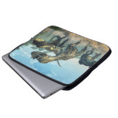 Allosauruses Laptopschutzhülle (Vorne Knopf)