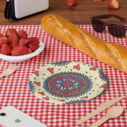 Allosionsdesign Pappteller (Picknick)