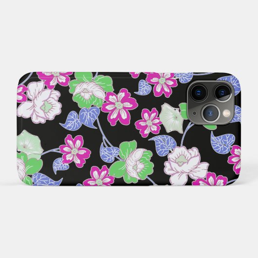 Allover-Blume Case-Mate iPhone Hülle (Rückseite (Horizontal))