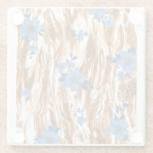 Allover-Blume Glasuntersetzer (Rückseite)