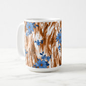 Allover-Blume Kaffeetasse (Vorderseite Links)