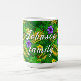 Allover-Blume Kaffeetasse