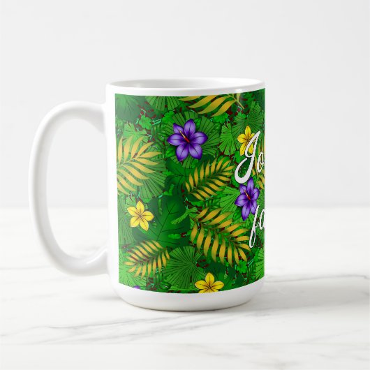 Allover-Blume Kaffeetasse (Links)