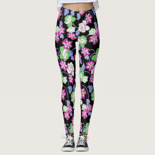 Allover-Blume Leggings